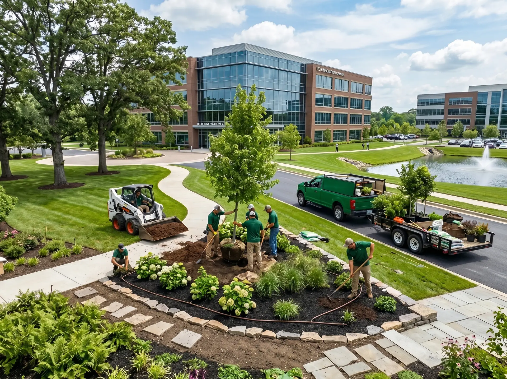 Commercial landscaping